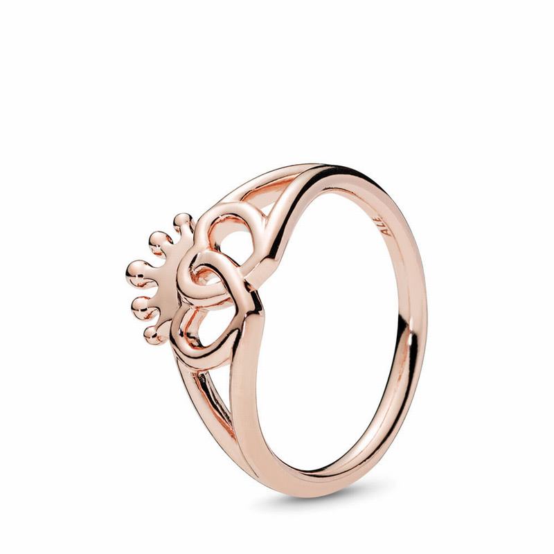 Inele statement Pandora Rose™ United Regal Inima (8OGQMisu)